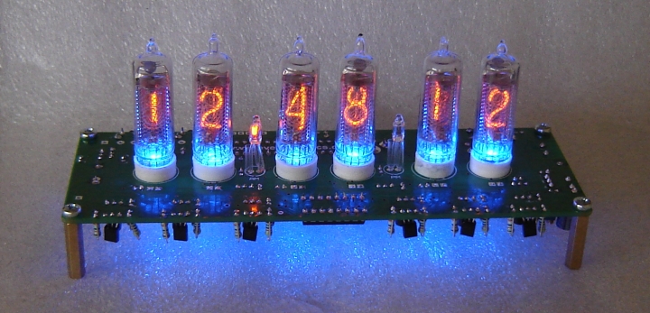IN-16 Nixie Tube Clock Kit (No Tubes)