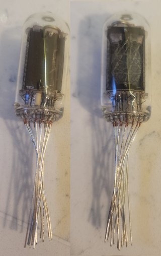 ITT GNP-17 Nixie Tube (image for) ITT GNP-17 Nixie Tube