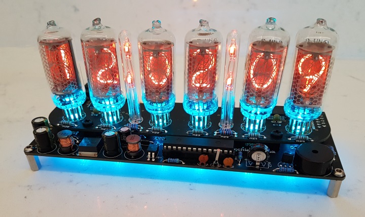 ELITE IN-8 Nixie Clock Kit with Tubes Included