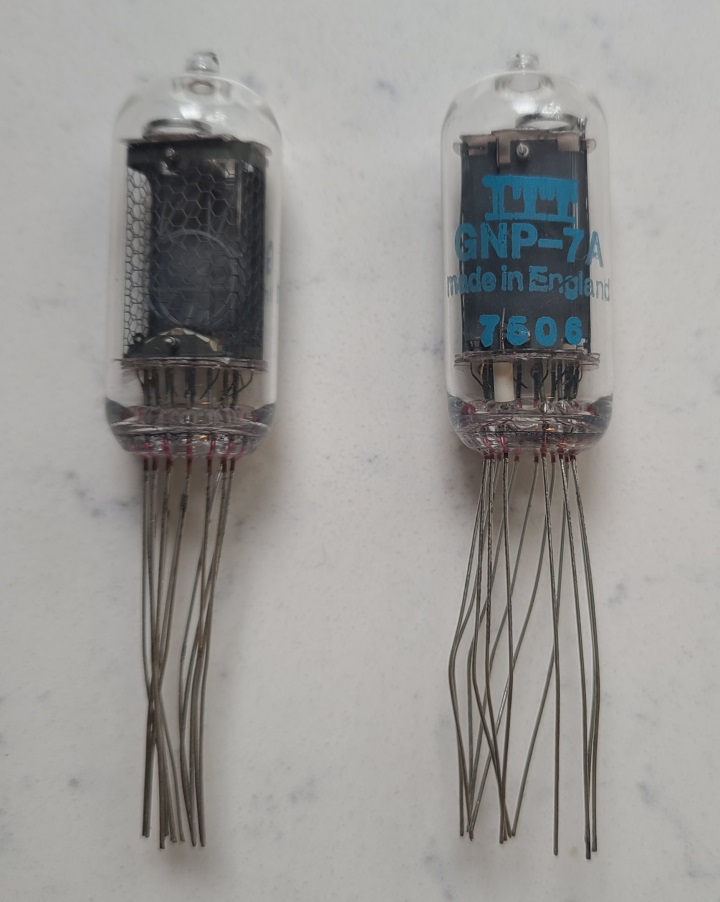 ITT GNP-7A Nixie Tube (image for) ITT GNP-7A Nixie Tube
