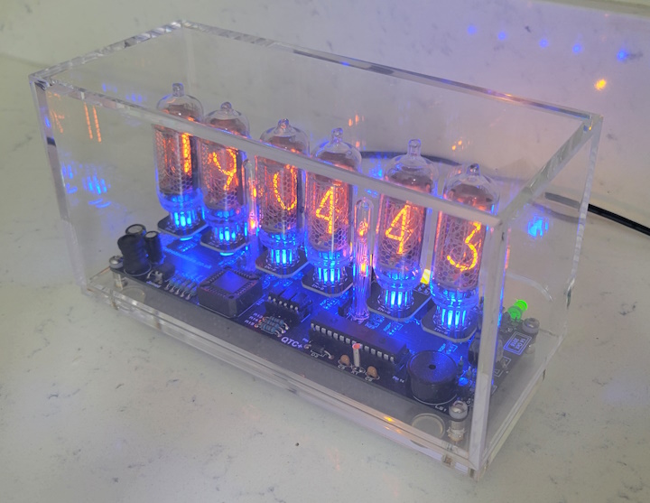 IN-8 Nixie Bundle (PRISMA Case) with GPS or WiFi Time Sync (image for) IN-8 Nixie Bundle (PRISMA Case) with GPS or WiFi Time Sync