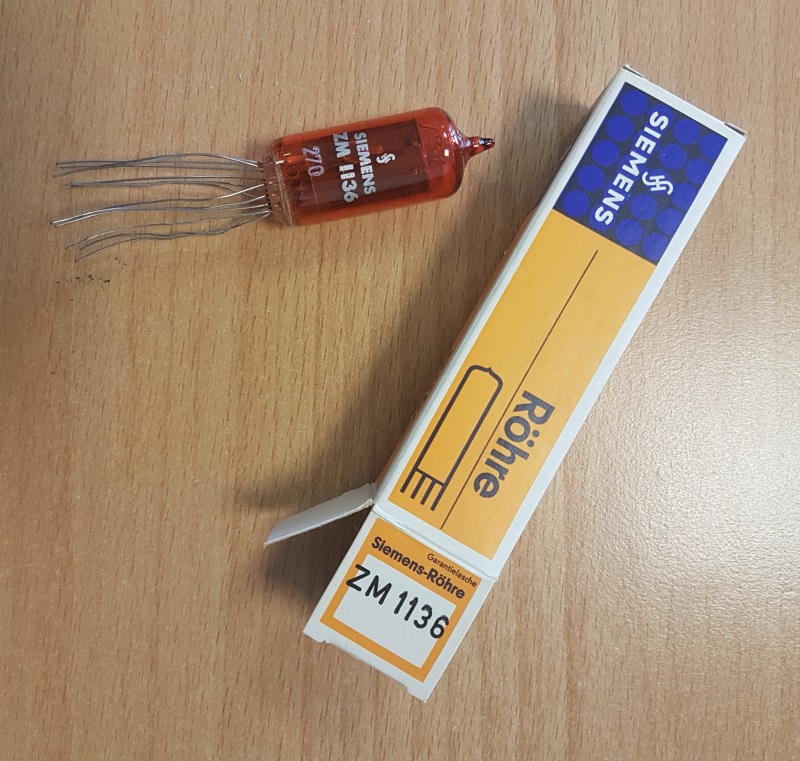 Siemens ZM1136 Nixie Tubes. Set of 6 Boxed Siemens ZM1136 Nixie Tubes. Set of 6 Boxed